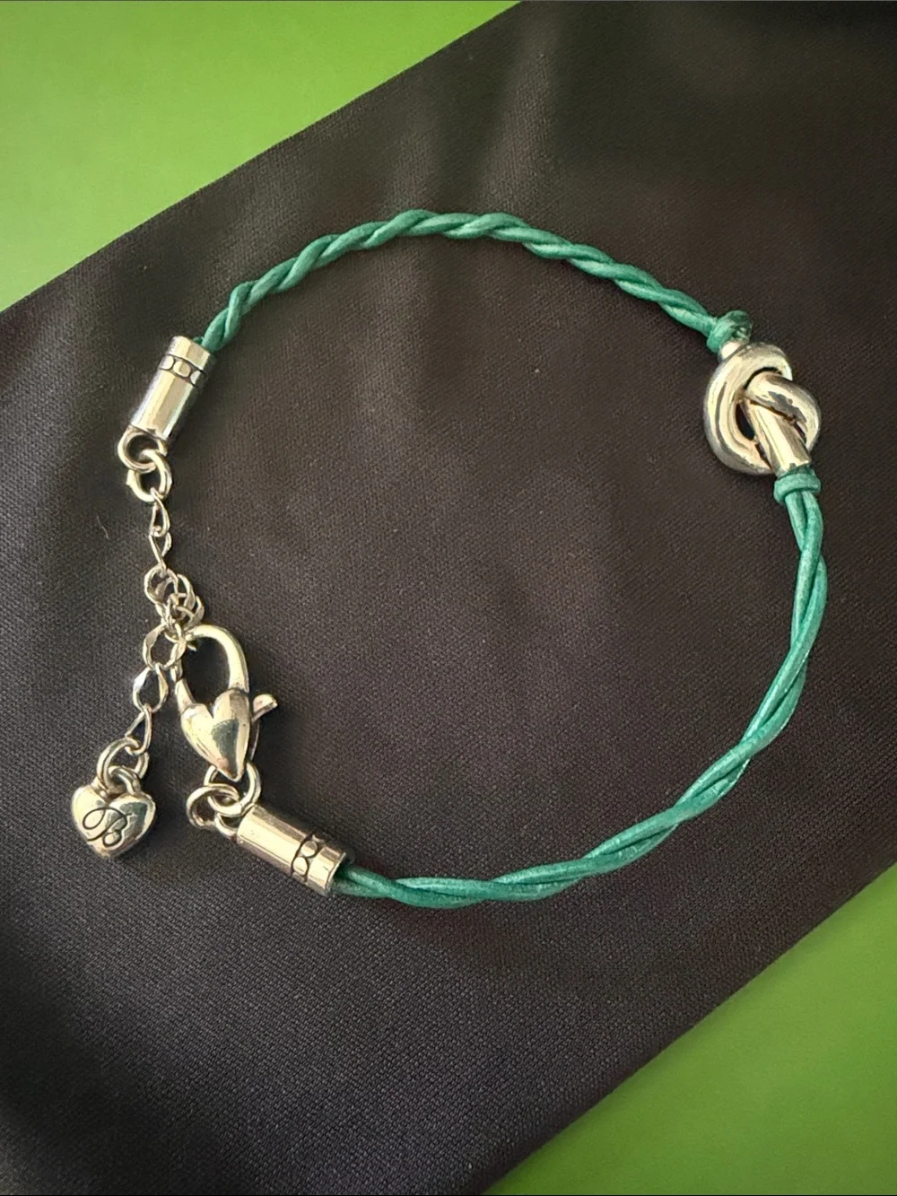 Brighton Interlok Single Knot Leather Bracelet